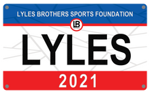 Load image into Gallery viewer, Lyles Brothers Sports Foundation Short Sleeve T-Shirt or T-shirt &amp; race Bib
