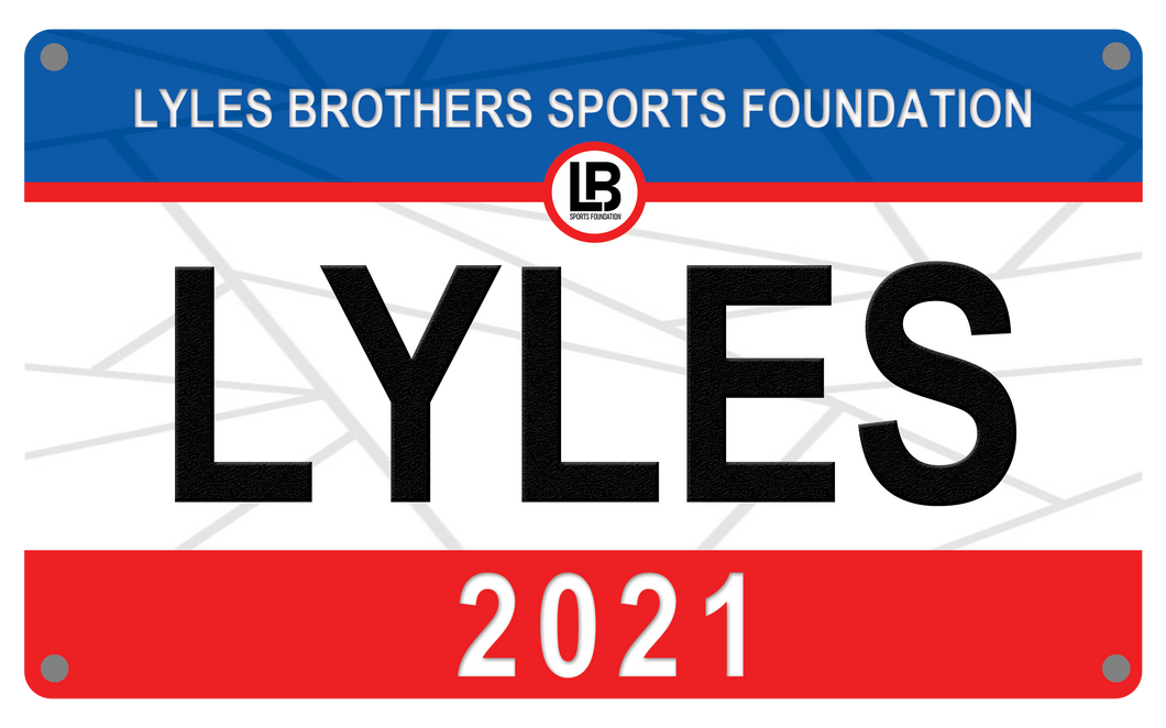 Lyles Brothers Sports Foundation Short Sleeve T-Shirt or T-shirt & race Bib